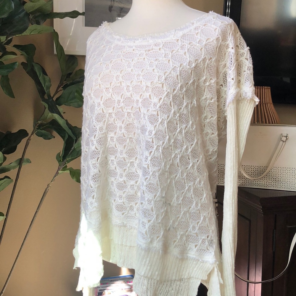 Free people knit oversized sweater